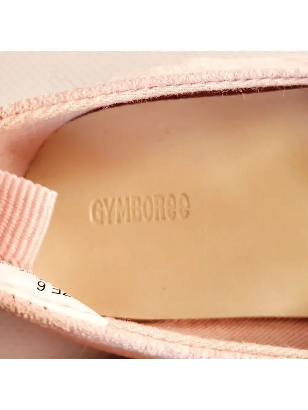Gymboree Girls Bow Flats Pink Size 6 NWOT